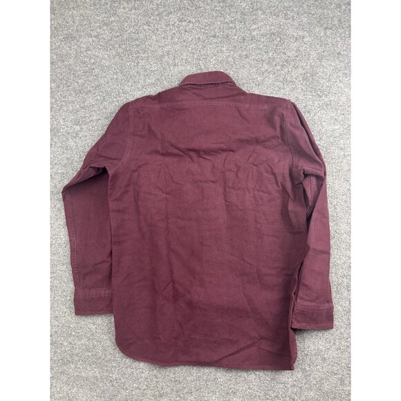 Vintage Woolrich Shirt Mens Large Red Corduroy Long Sleeve Button Front USA Made - Picture 6 of 6